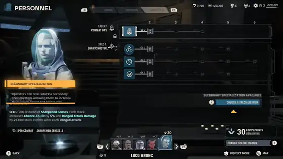 STAR WARS Zero Company dual specialization pairing UI