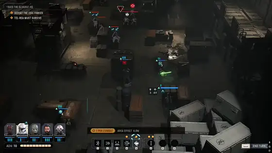 STAR WARS Zero Company Action Point costs on the action bar